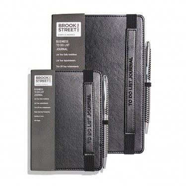 Business To Do List Notebook A5 - Black